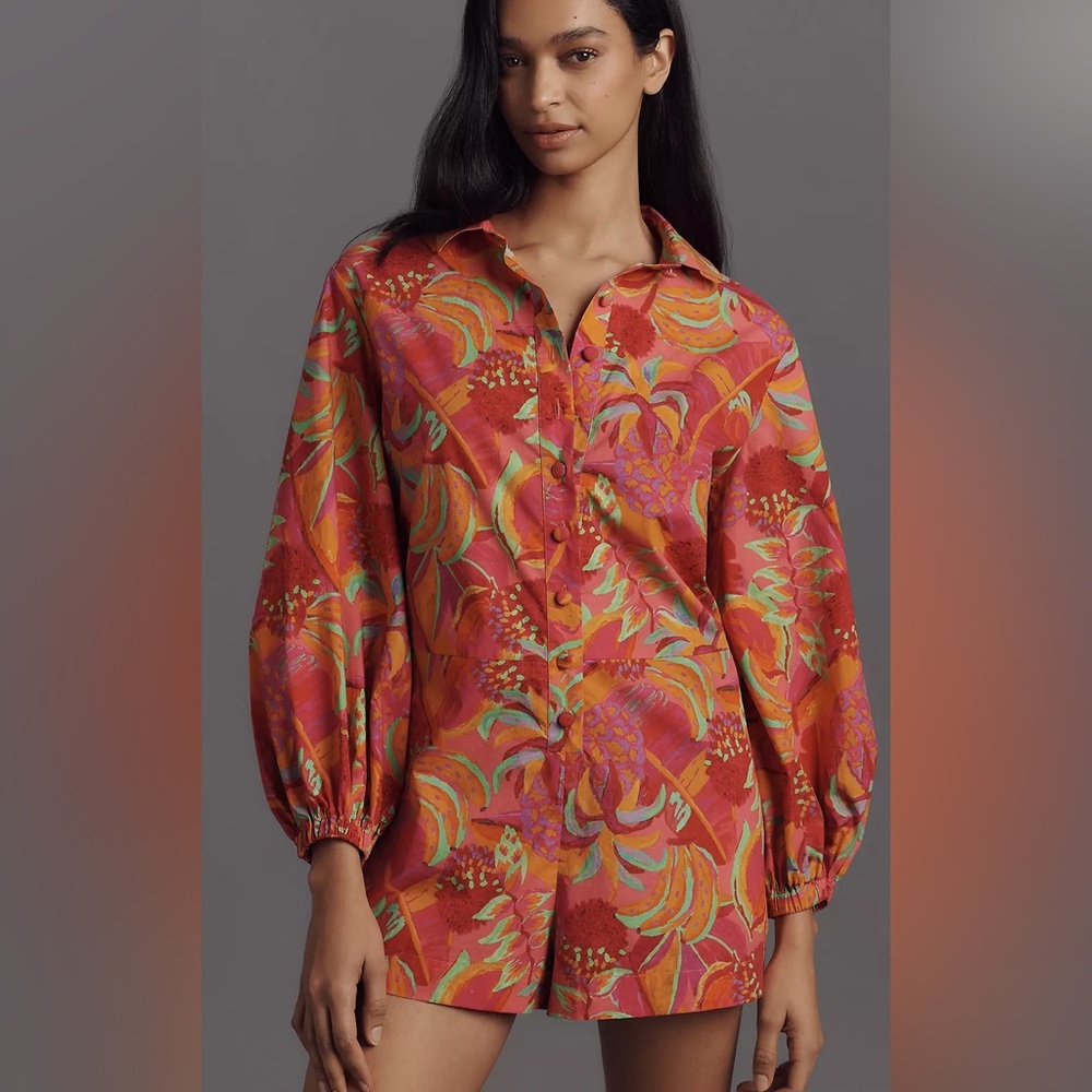 Farm Rio Multicolor Floral Romper
